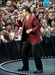 George Michael at Wembley Stadium
