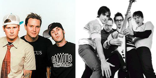 Blink 182 and Weezer